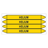 Značení potrubí, helium,4 ks, 250 × 26 mm